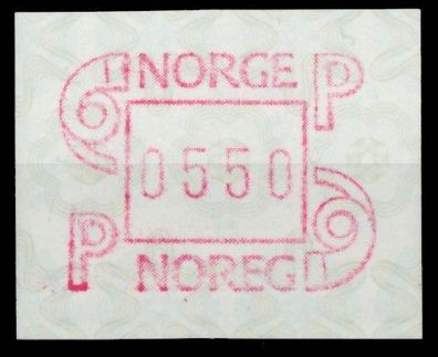 Norwegen ATM Nr ATM3-550 postfrisch X911B3A