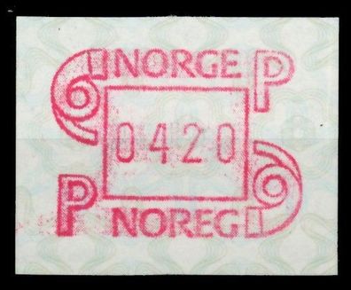 Norwegen ATM Nr ATM3-420 postfrisch X911B62