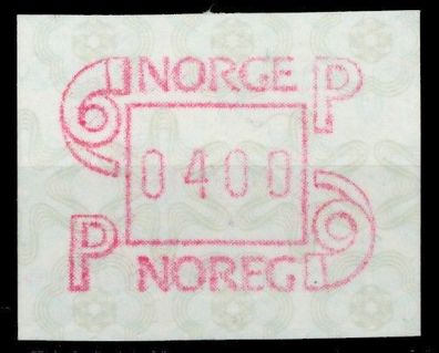 Norwegen ATM Nr ATM3-400 postfrisch X911B7A