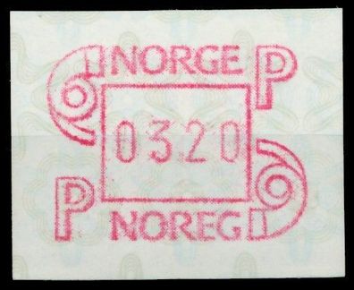 Norwegen ATM Nr ATM3-320 postfrisch X911BB2