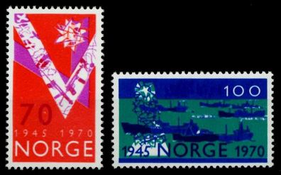 Norwegen Nr 606-607 postfrisch S0350F2