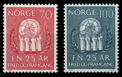 Norwegen Nr 611-612 postfrisch S0350AE