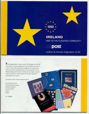 IRLAND Markenheft Nr MH 0-810 EUROPA postfrisch S036A1A