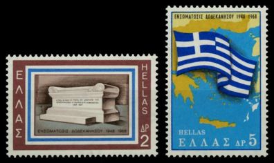 Griechenland Nr 984-985 postfrisch X91E4B2