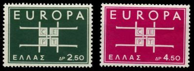 Griechenland 1963 Nr 821-822 postfrisch X91E7C2