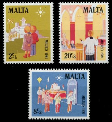 MALTA Nr 652-654 postfrisch X9253F6