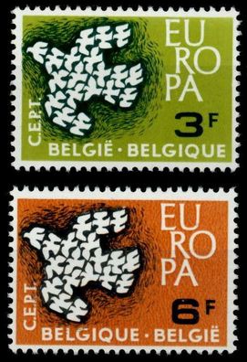 Belgien 1961 Nr 1253-1254 postfrisch S03FE4E