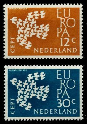 Niederlande 1961 Nr 765-766 postfrisch S03FE82