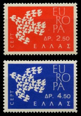 Griechenland 1961 Nr 775-776 postfrisch S03FE72