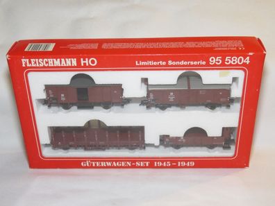 Fleischmann 95 5804 - Güterwagen-Set 1945 - 1949 - HO - 1:87 - Originalverpackung