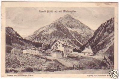 20713 Ak Ranalt (1260 m) mit Maierspitze 1922