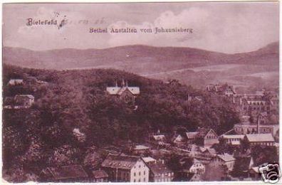 20897 Ak Bielefeld Bethel Anstalten v.Johannisberg 1906