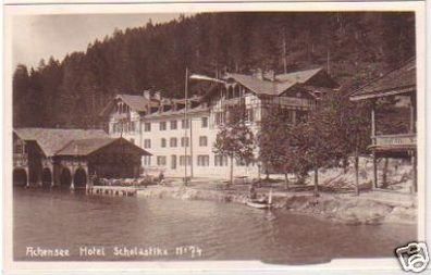 20554 Ak Achensee Hotel Scholastika um 1928