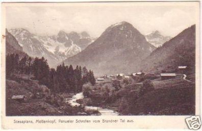 20714 Ak Scesaplana Mottenkopf Panueler Schrofen 1920