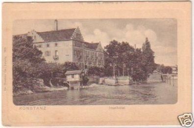 20484 Ak Konstanz am Bodensee Inselhotel um 1900