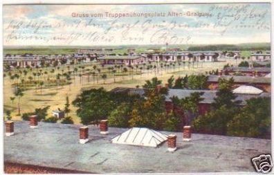 19258 Ak Gruss vom Truppenübungsplatz Alten-Grabow 1908
