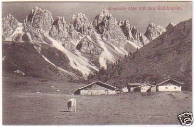 20702 Ak Kemater Alpe mit dem Kalkkögeln 1910