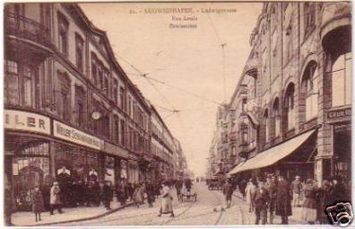20571 Ak Ludwigshafen Ludwigstraße um 1910