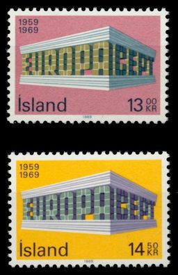 ISLAND 1969 Nr 428-429 postfrisch S04238E