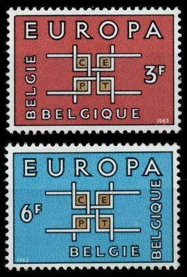 Belgien 1963 Nr 1320-1321 postfrisch X93399E