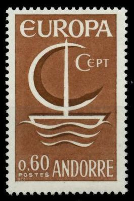 Andorra (FRANZ. POST) 1966 Nr 198 postfrisch X933A32