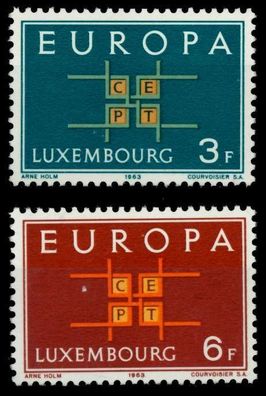 Luxemburg 1963 Nr 680-681 postfrisch X933AC6