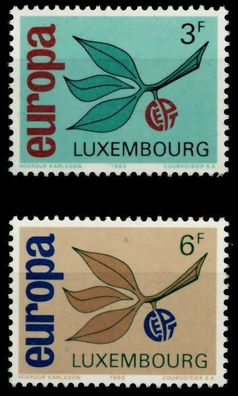 Luxemburg 1965 Nr 715-716 postfrisch S04226A