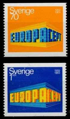 Schweden 1969 Nr 634A-635A postfrisch X933B62