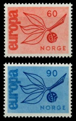 Norwegen 1965 Nr 532-533 postfrisch S04228A