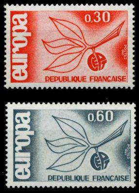 Frankreich 1965 Nr 1521-1522 postfrisch S042216