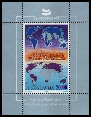 Jugoslawien Block 35 postfrisch S043C16