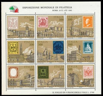 Italien Nr 1945KB-1953KB postfrisch ungebraucht Kleinbg S043DE6