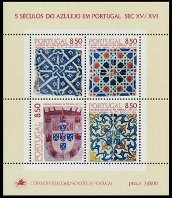 Portugal Block 33 postfrisch S044D8E