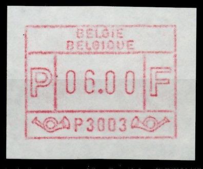 Belgien ATM Nr 1-A3003-06.00F postfrisch X946226