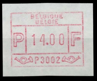 Belgien ATM Nr 1-A3002-14.00F postfrisch X94802A