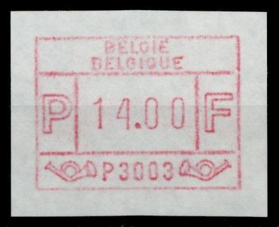 Belgien ATM Nr 1-A3003-14.00F postfrisch X948052