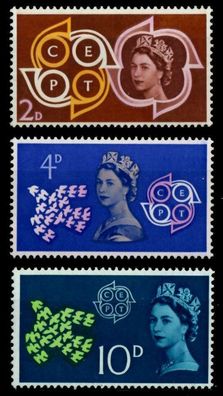 Grossbritannien 1961 Nr 346-348 postfrisch S049E3E