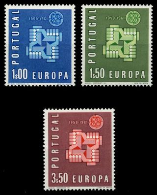 Portugal 1961 Nr 907-909 postfrisch S049E5E