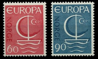 Norwegen 1966 Nr 547-548 postfrisch S04B476