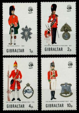 Gibraltar Nr 279-282 postfrisch S757C56