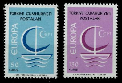 TÜRKEI 1966 Nr 2018-2019 postfrisch X9554E6