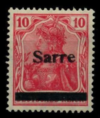 Saargebiet Germania Nr 6aIII ungebraucht X95CB7E