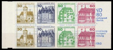 BERLIN Markenheftchen Nr MH 12aoZ postfrisch X9625BE