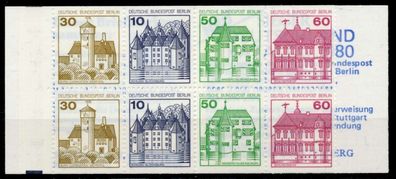 BERLIN Markenheftchen Nr MH 12aoZ postfrisch X9625D2