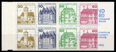 BERLIN Markenheftchen Nr MH 12aoZ postfrisch X962736