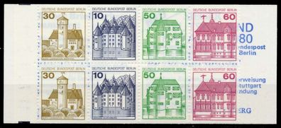 BERLIN Markenheftchen Nr MH 12aoZ postfrisch X962782