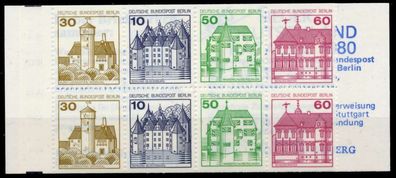 BERLIN Markenheftchen Nr MH 12aoZ postfrisch X9627D2