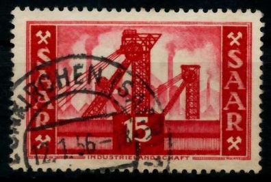 Saarland 1952 Nr 329 gestempelt X9693CA