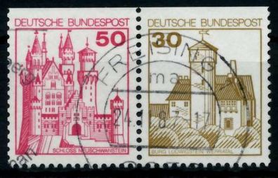 BRD Zusammendruck Nr W57 gestempelt WAAGR PAAR X96D9BA