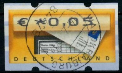 BRD ATM 2002 Nr 5-1-0005 gestempelt X96DCC6